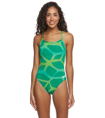Arena Women's Spider Challenge Back One Piece Swimsuit