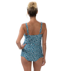 Dolfin Aquashape Women's Printed Wrap Tankini Top