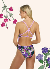 Sporti HydroLast Spring Meadow Cross Back One Piece Swimsuit (26-40)