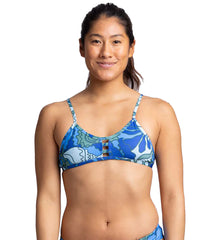 JOLYN Women's Tomcat Coral Bay Bikini Top