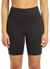 Beach House Solid Pace High Waisted Swim Biker Short