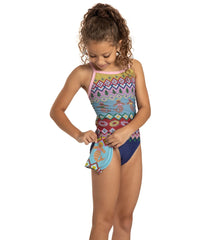 Sporti Granny Sweater Gingerbread Mermaid Thin Strap One Piece Swimsuit Youth (22-28)