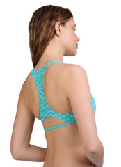 JOLYN Women's Doris Clamshell Racerback Bikini Top