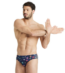 Arena Men's Drew Kibler Space Aliens Brief Swimsuit