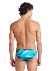 Arena Men's Green Water Brief Swimsuit
