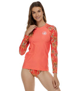 Body Glove Women's Balata Garden Sleek Long Sleeve Rash Guard