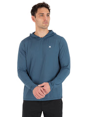 Hurley Men's Hybrid Hooded UPF 50 Long Sleeve Surf Shirt