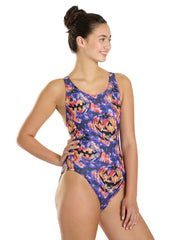 Sporti Haunted Harvest Wide Strap One Piece Swimsuit (22-44)