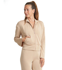Thrive Societe Bell Sleeve Zip Jacket