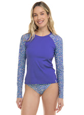 Body Glove Women's Bellium Long Sleeve Rash Guard