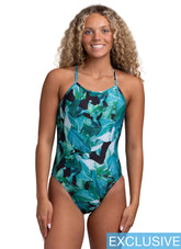 JOLYN Women's Jackson Palmfrond One Piece Swimsuit