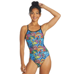 Sporti Irezumi Koi Thin Strap One Piece Swimsuit