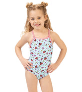 Dolfin Girls' Dottie One Piece Swimsuit (Toddler, Little Kid)