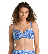 La Blanca Women's Aquatic Nature Wrap Bralette Bikini Top