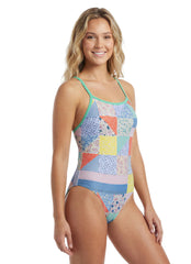 Sporti Country Bloom Thin Strap One Piece Swimsuit (22-44)