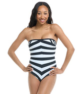 Body Glove Women's Malibu Barbie Beach Babe Bandeau One Piece Swimsuit