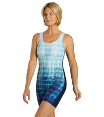 Sporti Unitard Shibori Ombre One Piece Swimsuit