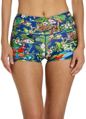 Sporti Active Tropical Oasis 2.25" inseam Boyshort