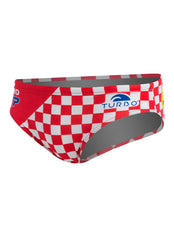 Turbo Men's Croatia Official Water Polo Brief