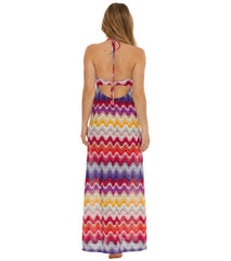 Trina Turk Women's Portofino Halter Maxi Cover Up