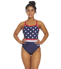 Arena Women's National Team Challenge Back One Piece Swimsuit