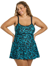 Waterpro Women's Swirl Swim Dress