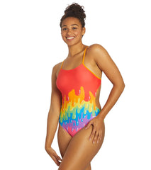 Sporti x Tyler Wallach Limited Edition Studio Drip Micro Back One Piece Swimsuit