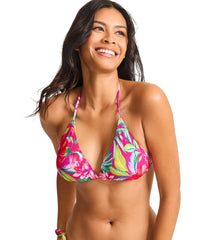 Tommy Bahama Women's Island Cays Fiesta Reversible String Bikini Top