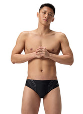 Speedo Men's Printed Movement Brief Swimsuit