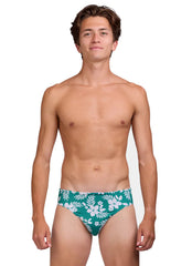 JOLYN Men's Tropical Island Brolyn Brief Swimsuit