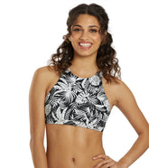 JOLYN Women's Jada Tropicana High Neck Strappy Back Bikini Top