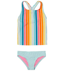 Speedo Girls' Printed Racerback Tankini Set (Big Kid)
