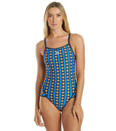 Arena Women's Mark Spitz Allover Print Super Fly Back One Piece Swimsuit
