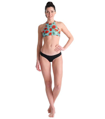 Arena Women's Rulebreaker Think Crop Top Bikini Top