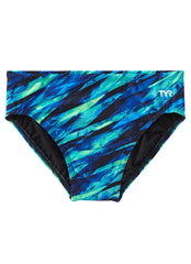 TYR Boys' Vitric Racer Brief Swimsuit