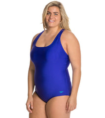 Speedo Moderate Ultraback Plus Size One Piece