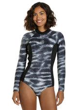 Xcel Women's 3mm Ocean Ramsey Water Inspired Long Sleeve Glideskin Back Zip Springsuit Wetsuit