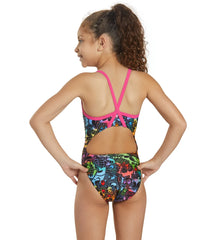 Sporti x Tyler Wallach Limited Edition Rainbow Rave Thin Strap One Piece Swimsuit Youth (22-28)