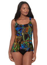 Miraclesuit Women's Amazonia Dazzle Tankini Top