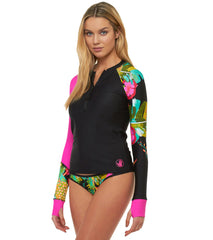 Body Glove Breathe Women's Akela Sleek Long Sleeve Rash Guard