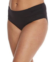Tommy Bahama Plus Size Side Shirred High Waist Bikini Bottom