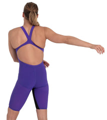 Speedo Women's Fastskin LZR Pure Valor Open Back Kneeskin Tech Suit Swimsuit