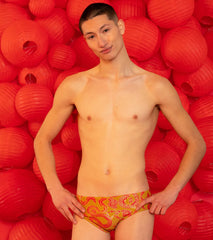 Sporti Lunar Dragon Foil Brief Swimsuit