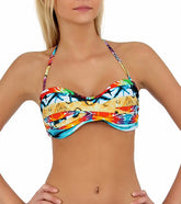 Body Glove Women's Drifter Molded Cup Twist Bandeau Top