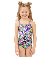 Dolfin Girls' I Heart U One Piece Swimsuit (Toddler, Little Kid)