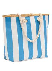 Snapper Rock Stripe Beach Bag