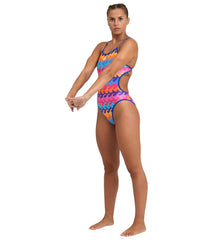 Arena Women's Reversible Challenge Back One Piece Swimsuit