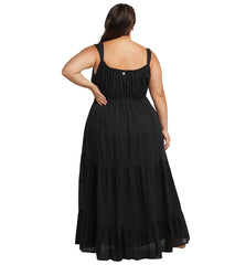Artesands Woman's Plus Size Resort Wear Liszt Long Maxi Dress