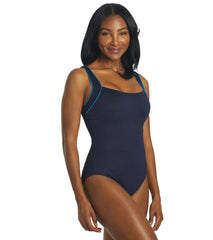 TYR Women's Hexa Square Neck Controlfit One Piece Swimsuit