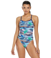 Sporti Tropic Thin Strap One Piece Swimsuit